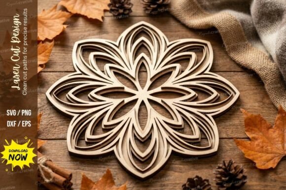 Download Layered Floral Laser Cut SVG, Laser Cut - Premium Resources